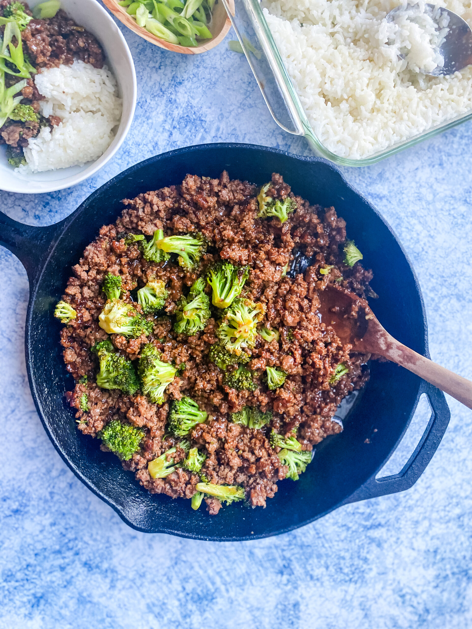 Easy weeknight paleo ground beef and broccoli dinner