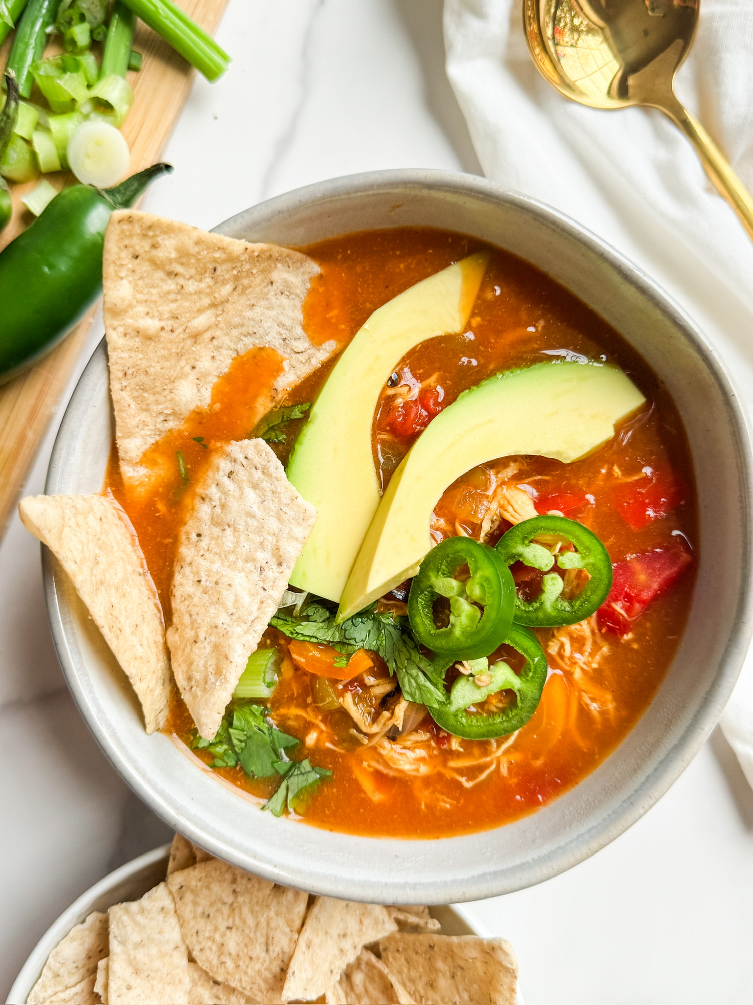 Paleo Chicken Tortilla Soup – Instant Pot and Slow Cooker